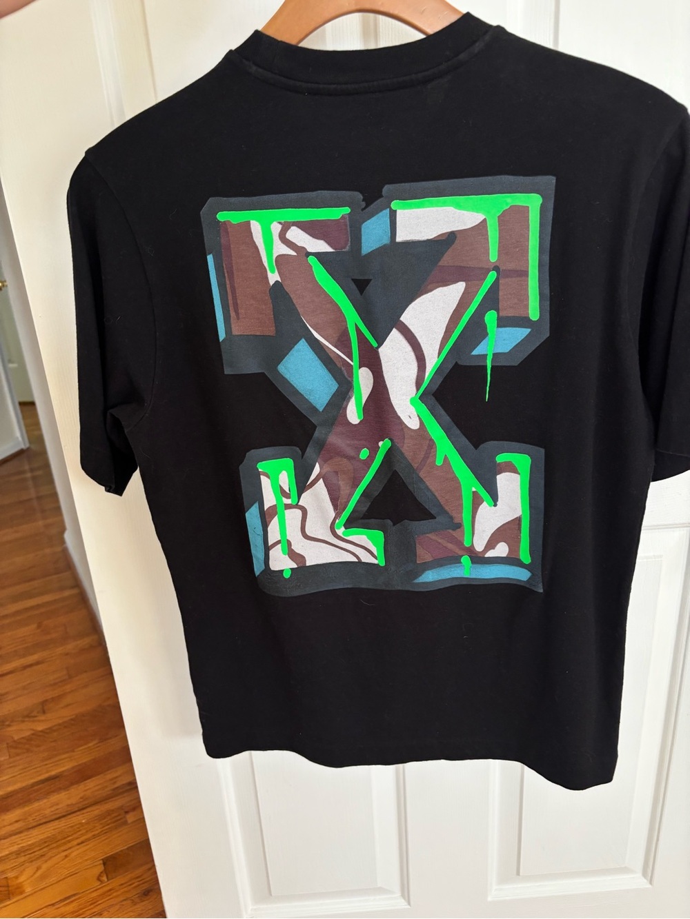 Off wihite  Neen Arrow Skate t shirt M Off-White Black T-Shirt with White Graphi